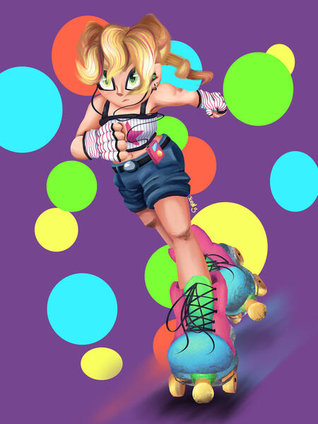 Original Character painting for an internship.