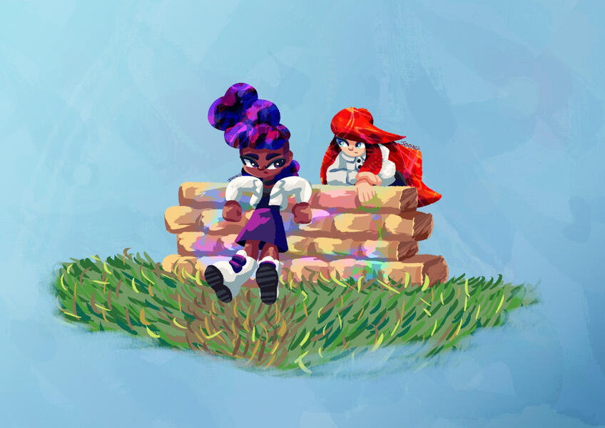 Big Obnoxious Colourful Hair